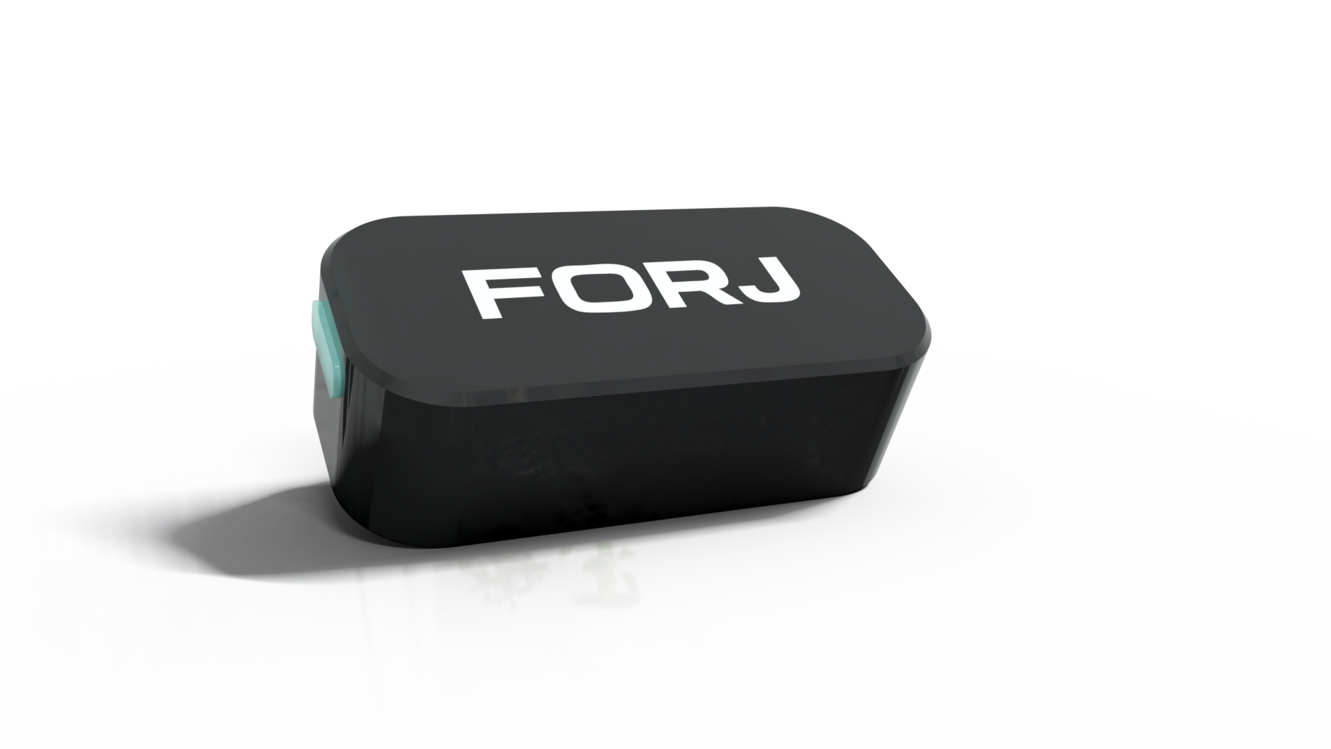 ForjCore sensor that clips onto a weight-stack pin to measure force, velocity, and range of motion